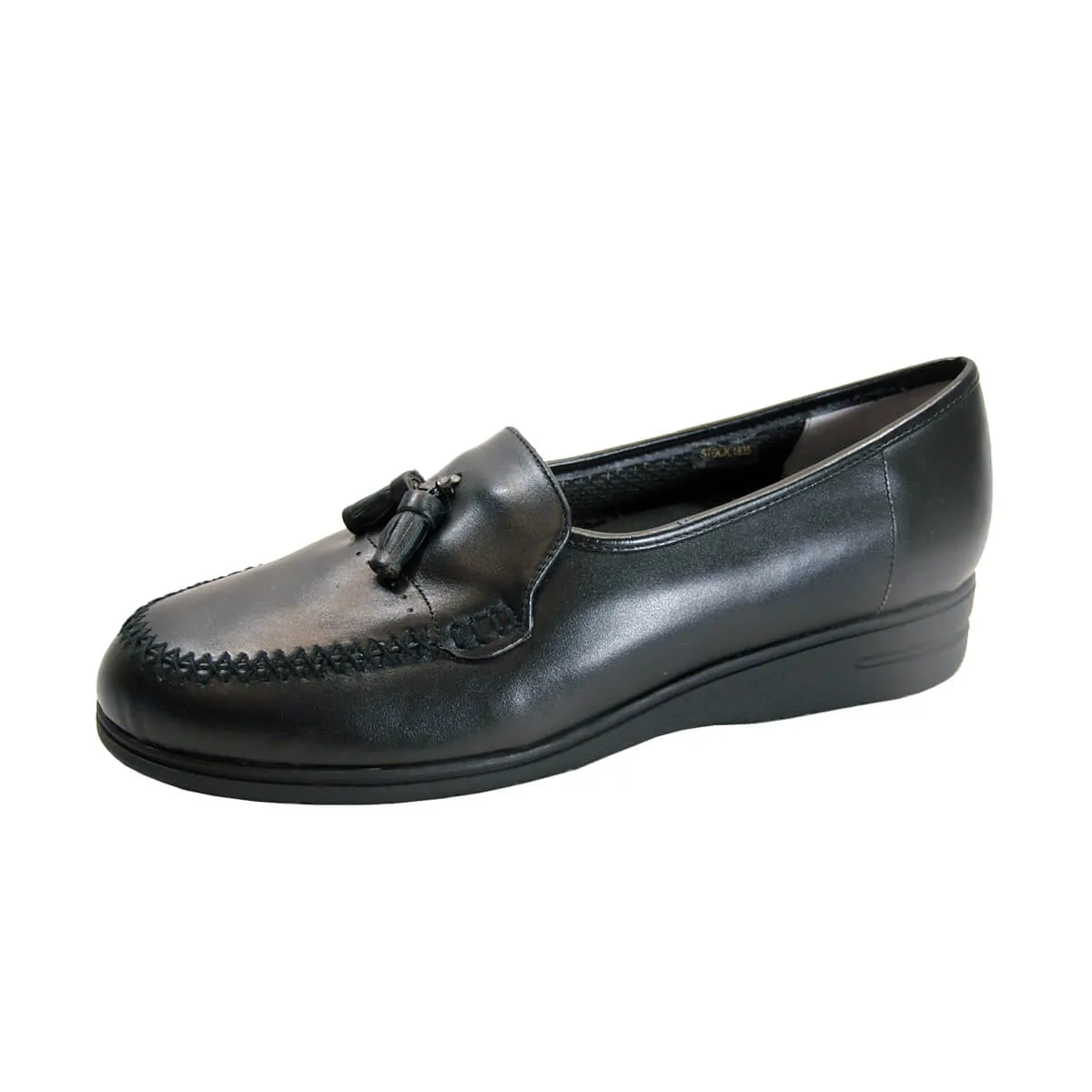 24 HOUR COMFORT Fawn Women's Wide Width Leather Loafers