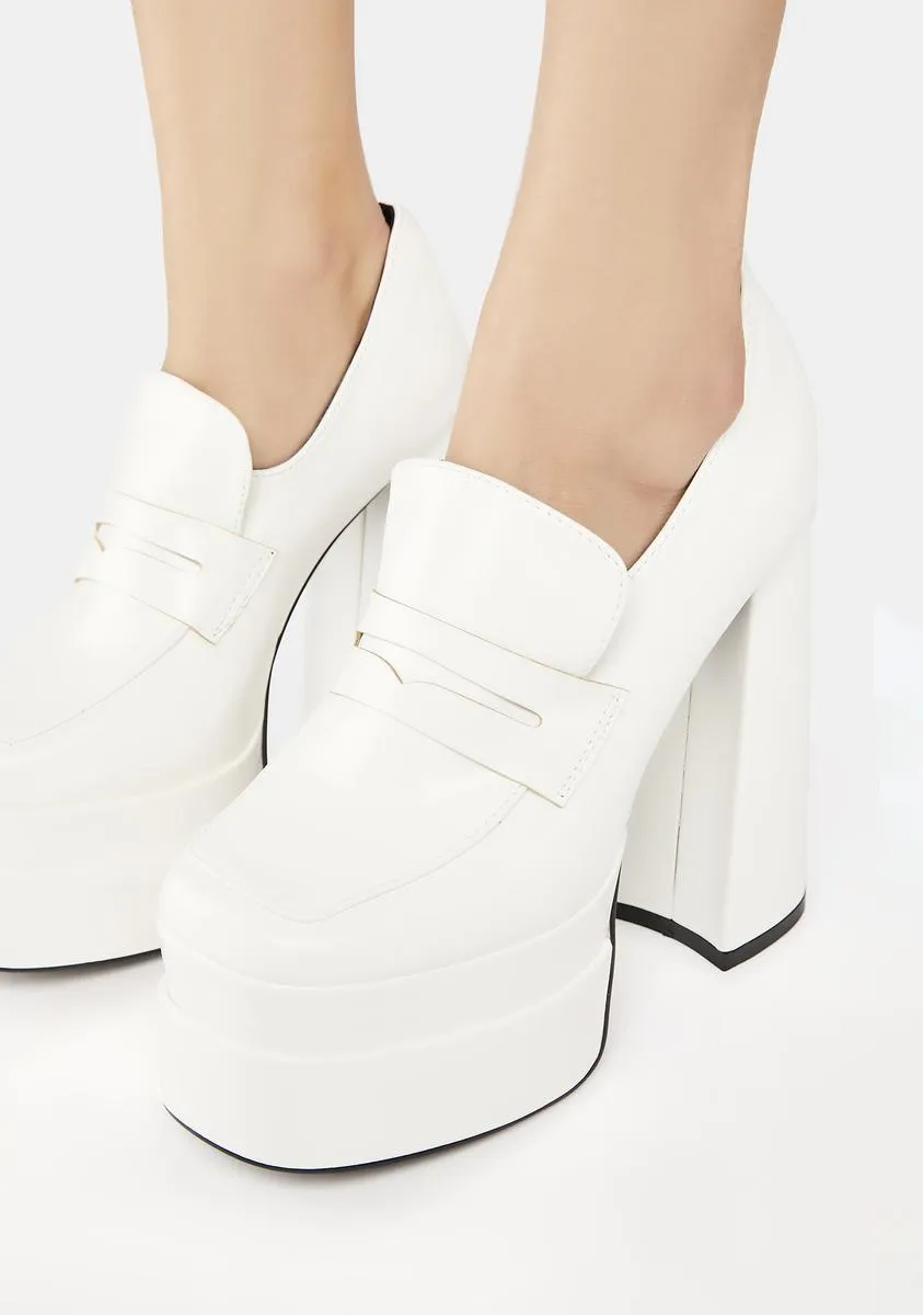 All Day Sass Platform Loafers