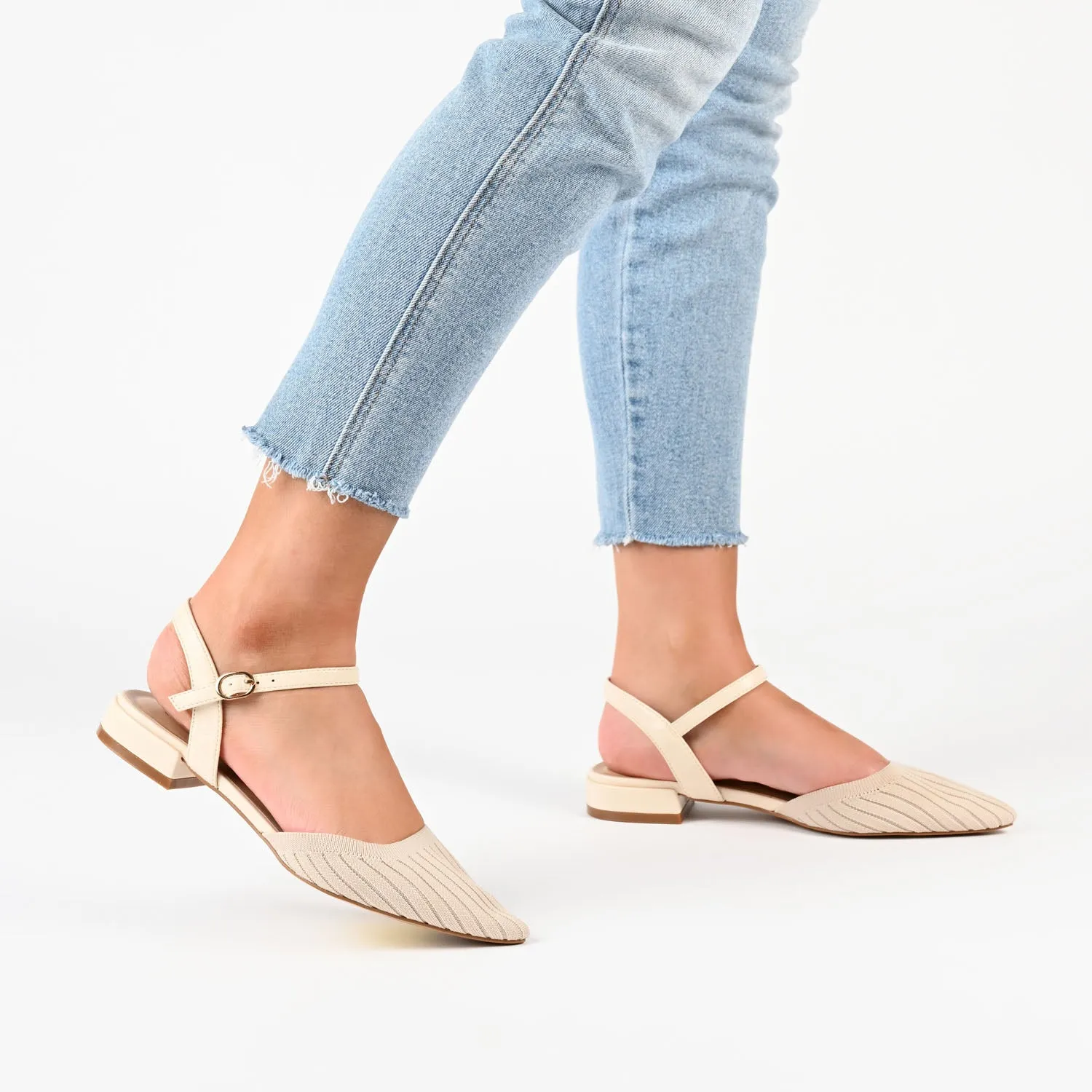 ANSLEY KNIT FABRIC FLATS IN WIDE