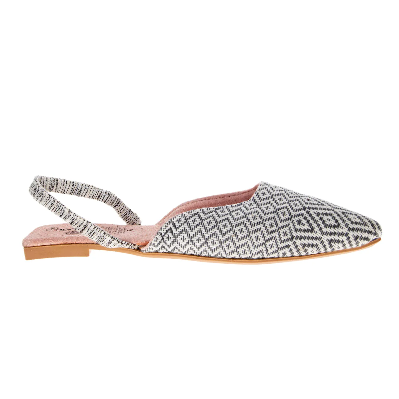 Beu Pedal Loom Slingback Pointed Flats