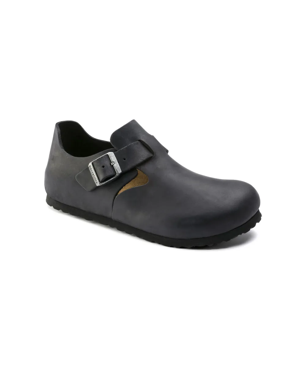 BIRKENSTOCK LONDON NARROW FIT IN BLACK