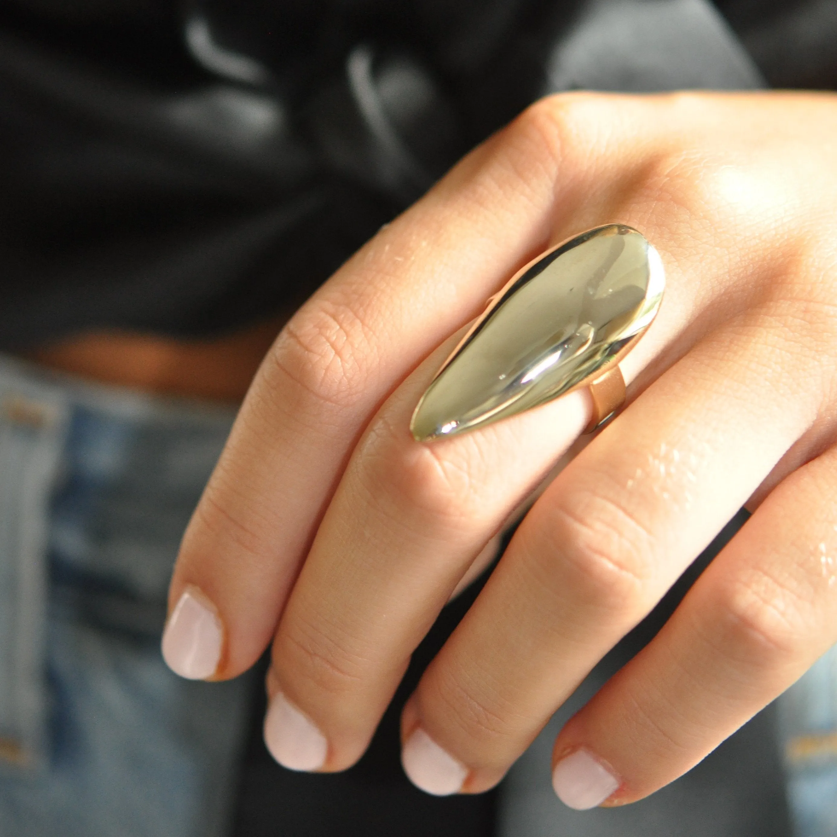 CALEB SHAPED STATEMENT  RING