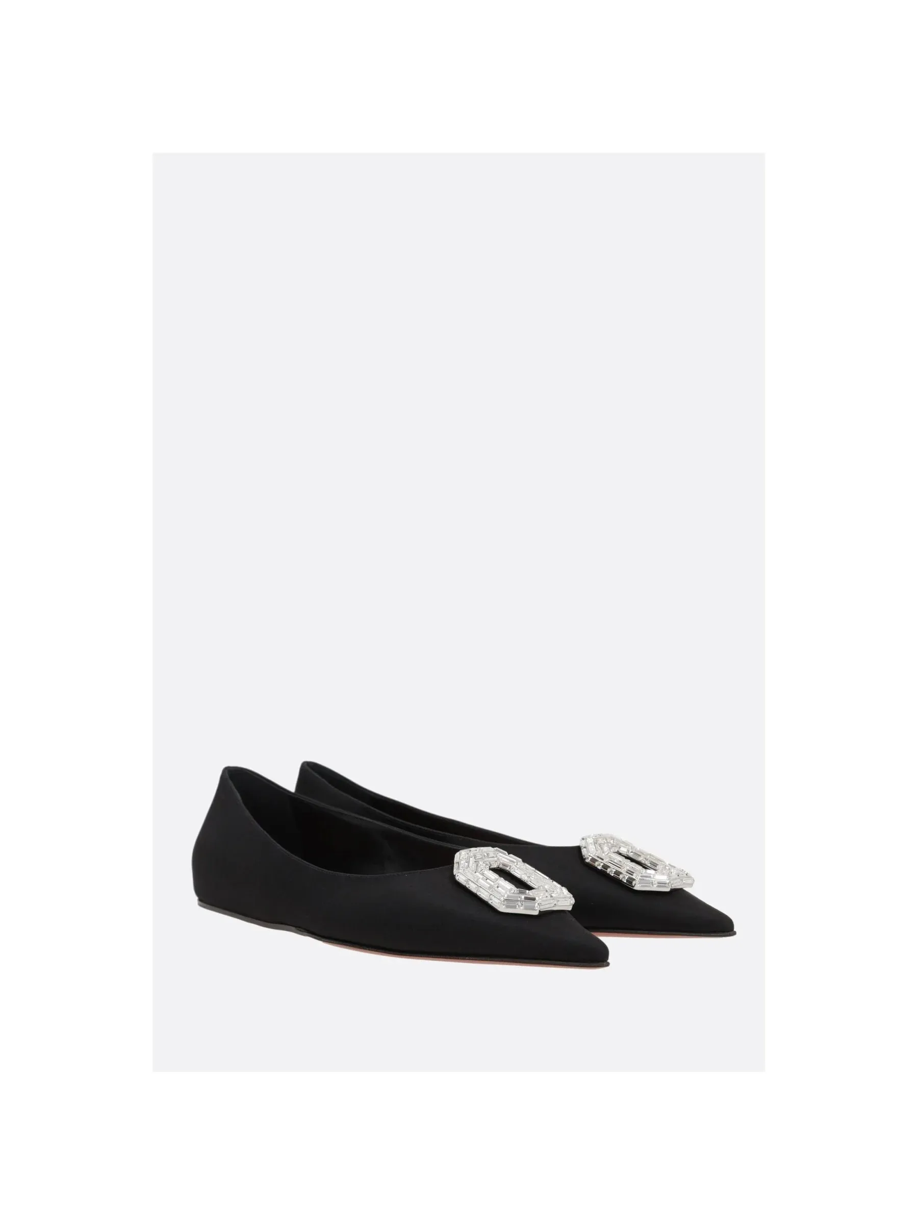 Camelia Satin Ballet Flats