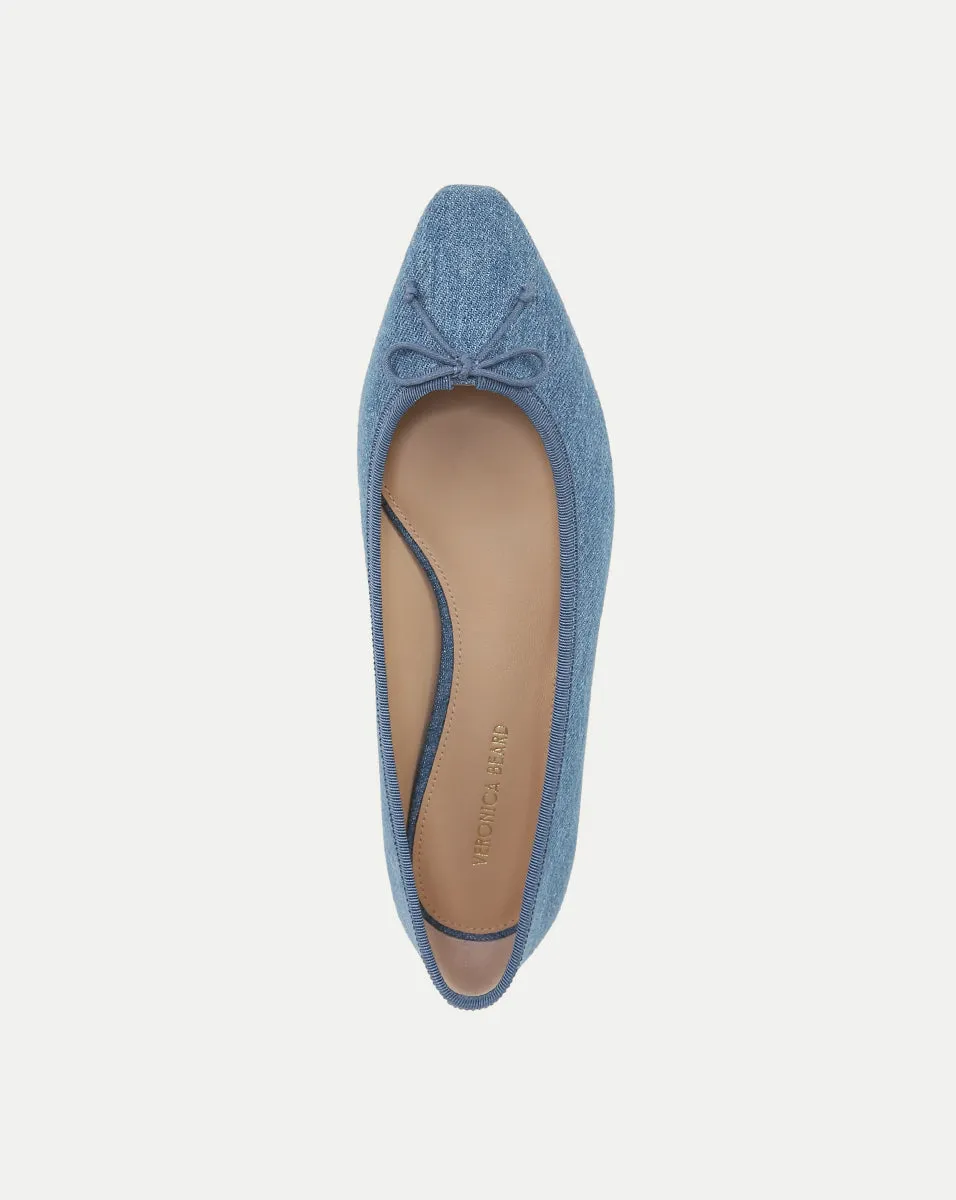 Catherine Denim Ballet Flat