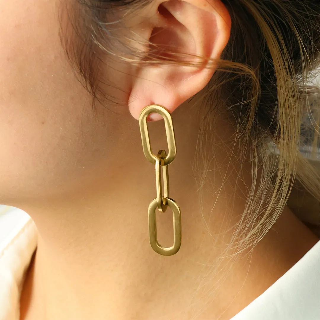 Chunky Chain Link Earrings