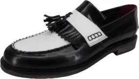 Delicious Junction Black and White Rudeboy SKA Loafers Shoes