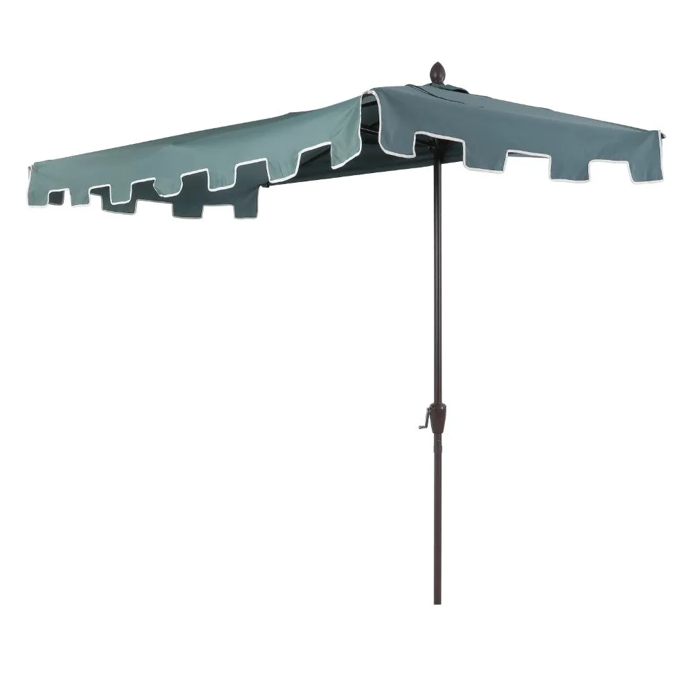 Ditto 9 ft. Classic MidCentury Rectangular Half Market Patio Umbrella