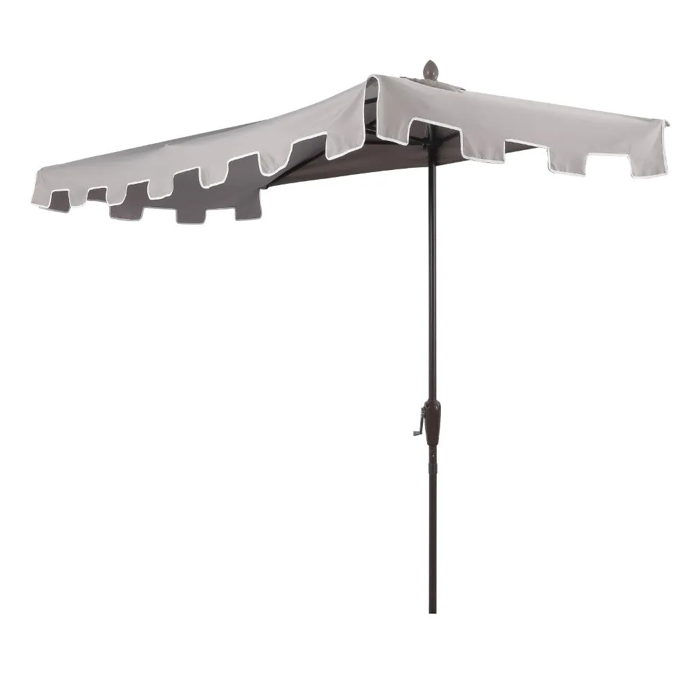 Ditto 9 ft. Classic MidCentury Rectangular Half Market Patio Umbrella