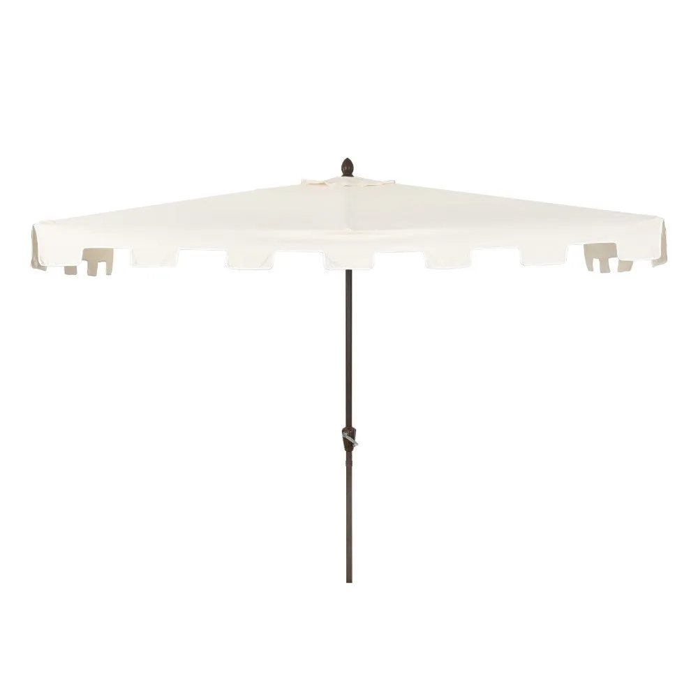 Ditto 9 ft. Classic MidCentury Rectangular Half Market Patio Umbrella