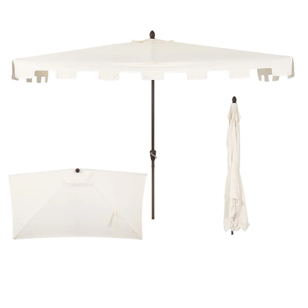 Ditto 9 ft. Classic MidCentury Rectangular Half Market Patio Umbrella