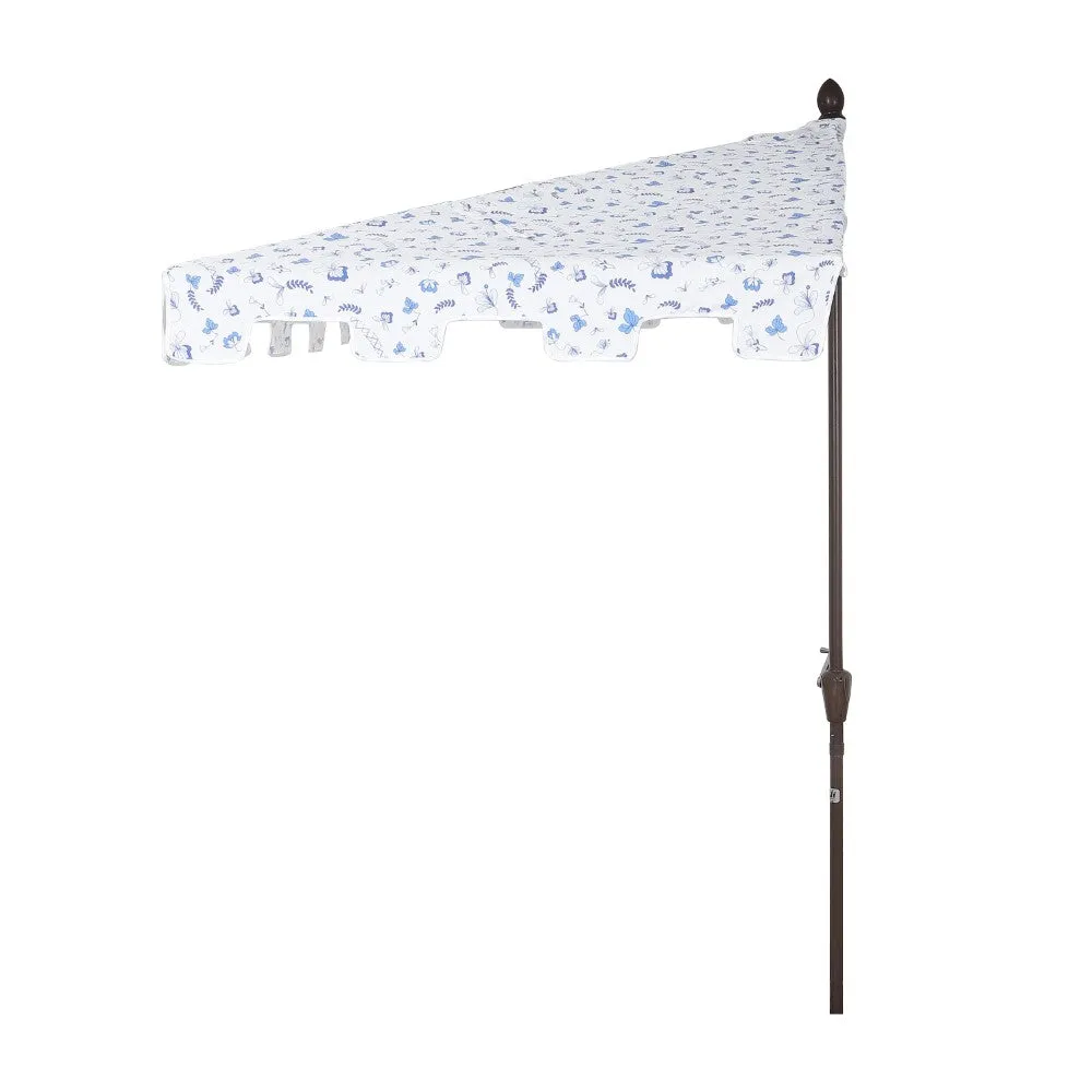 Ditto 9 ft. Classic MidCentury Rectangular Half Market Patio Umbrella