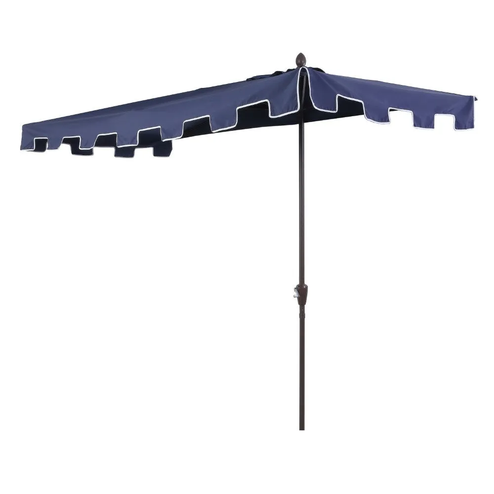 Ditto 9 ft. Classic MidCentury Rectangular Half Market Patio Umbrella