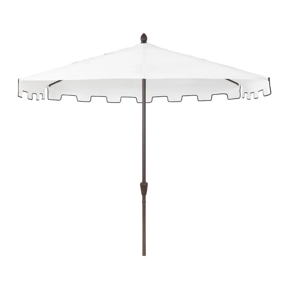 Ditto 9 ft. Classic MidCentury Rectangular Half Market Patio Umbrella