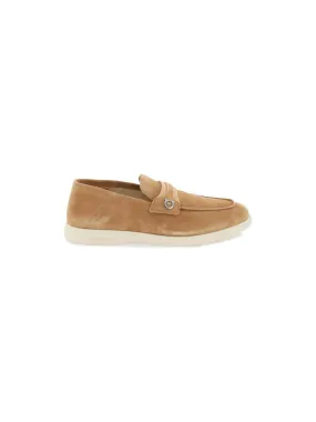 Drame Gancini Suede Loafers