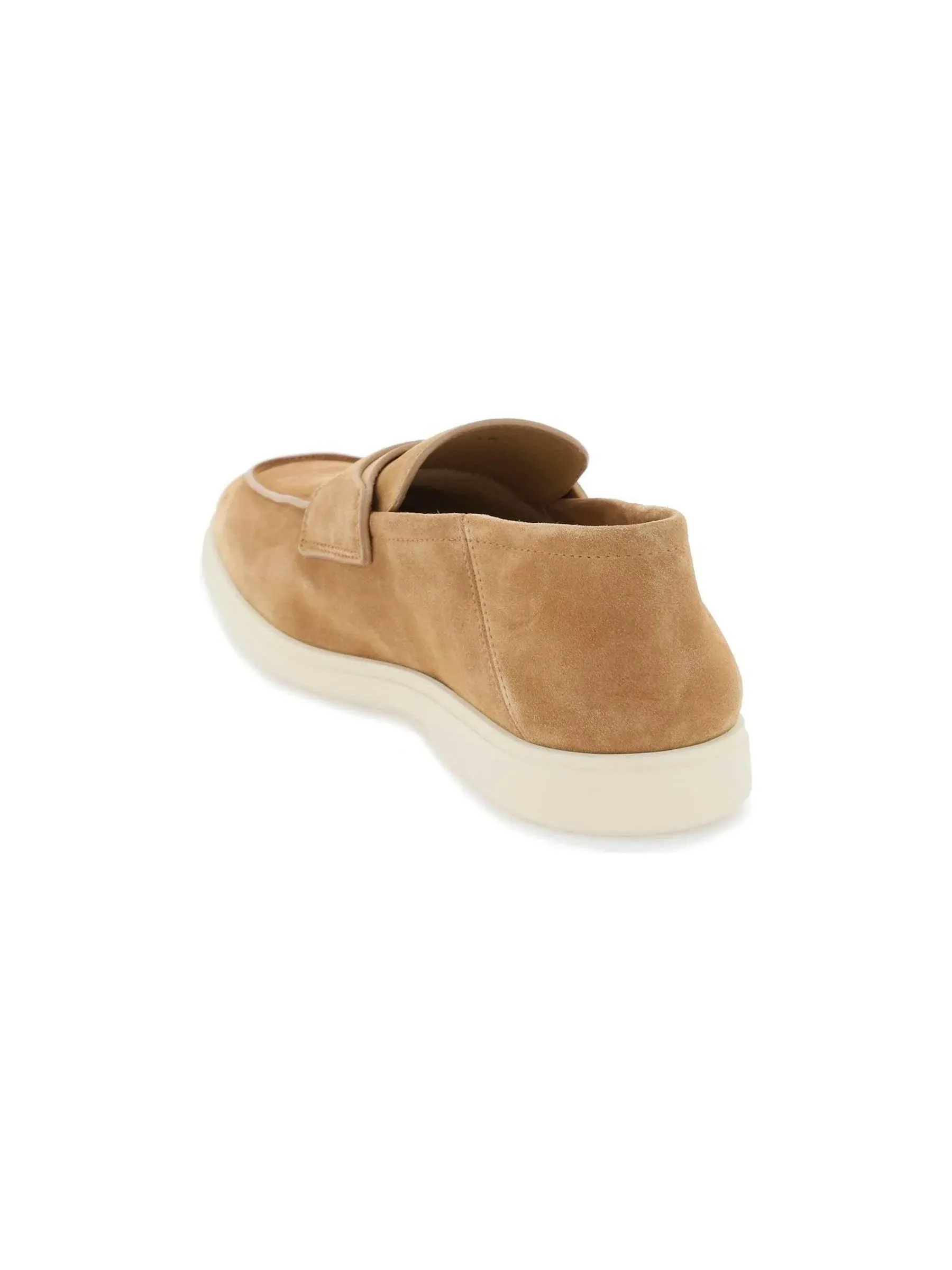 Drame Gancini Suede Loafers