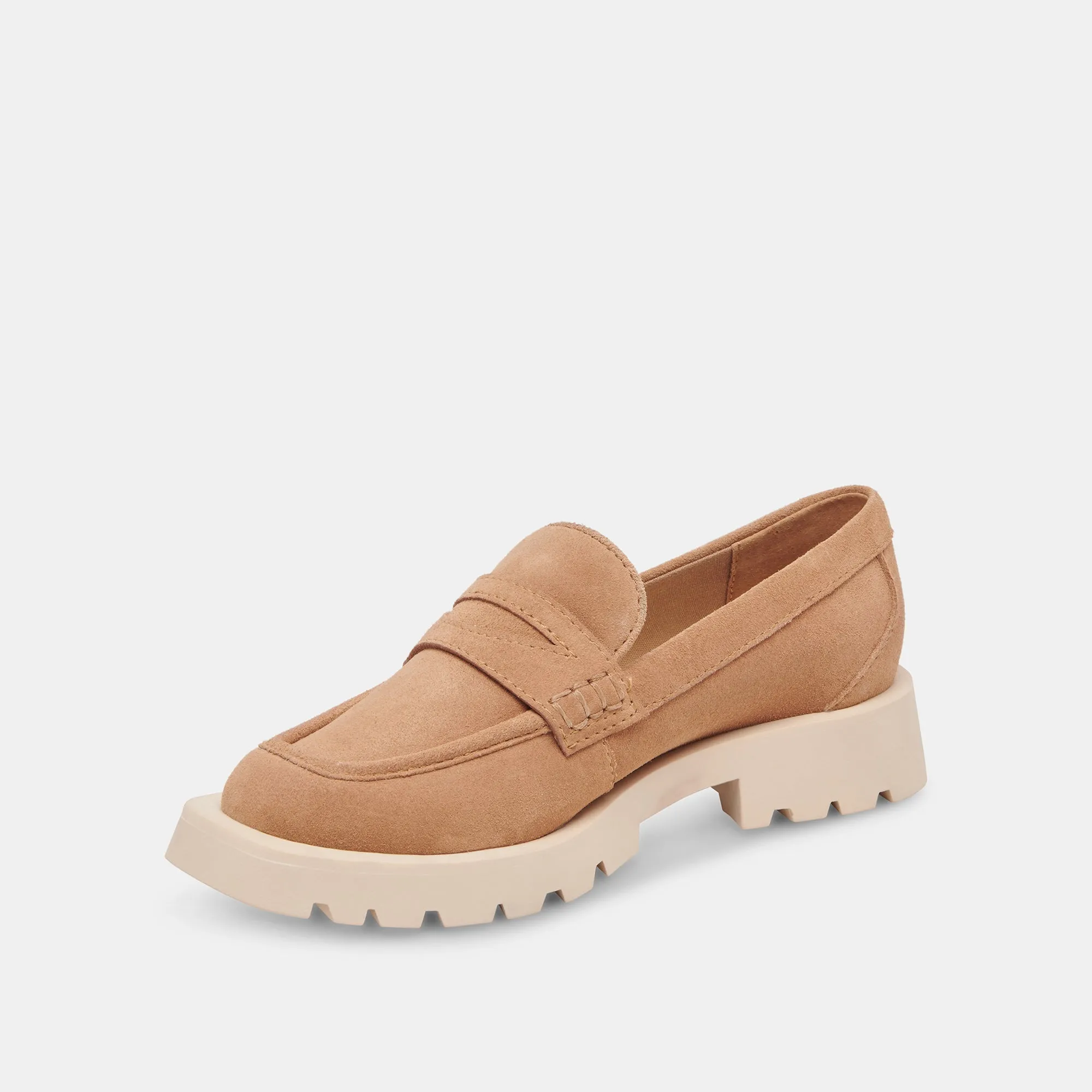 ELIAS FLATS TOFFEE SUEDE - re:vita