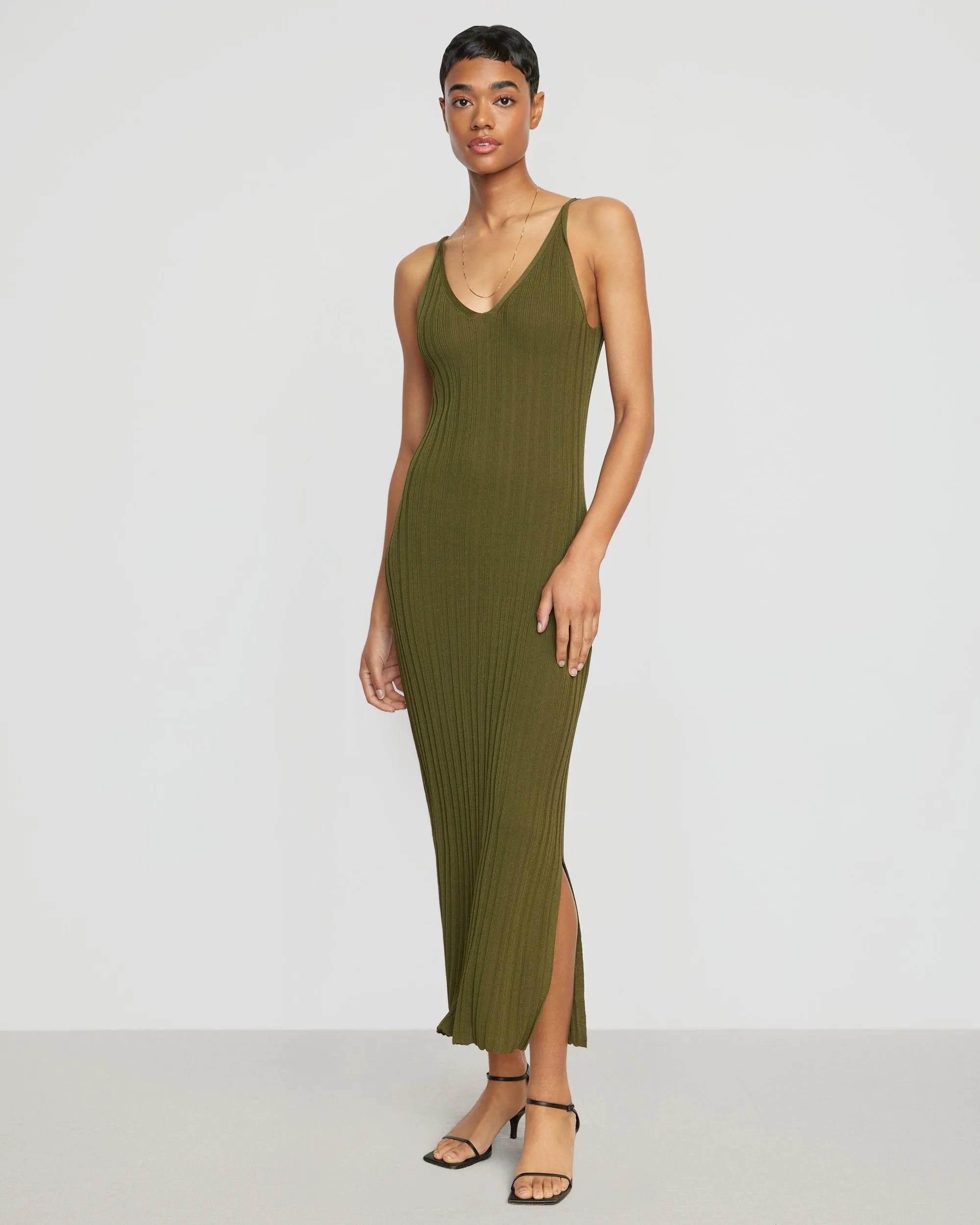 Estella Ribbed Tank Dress