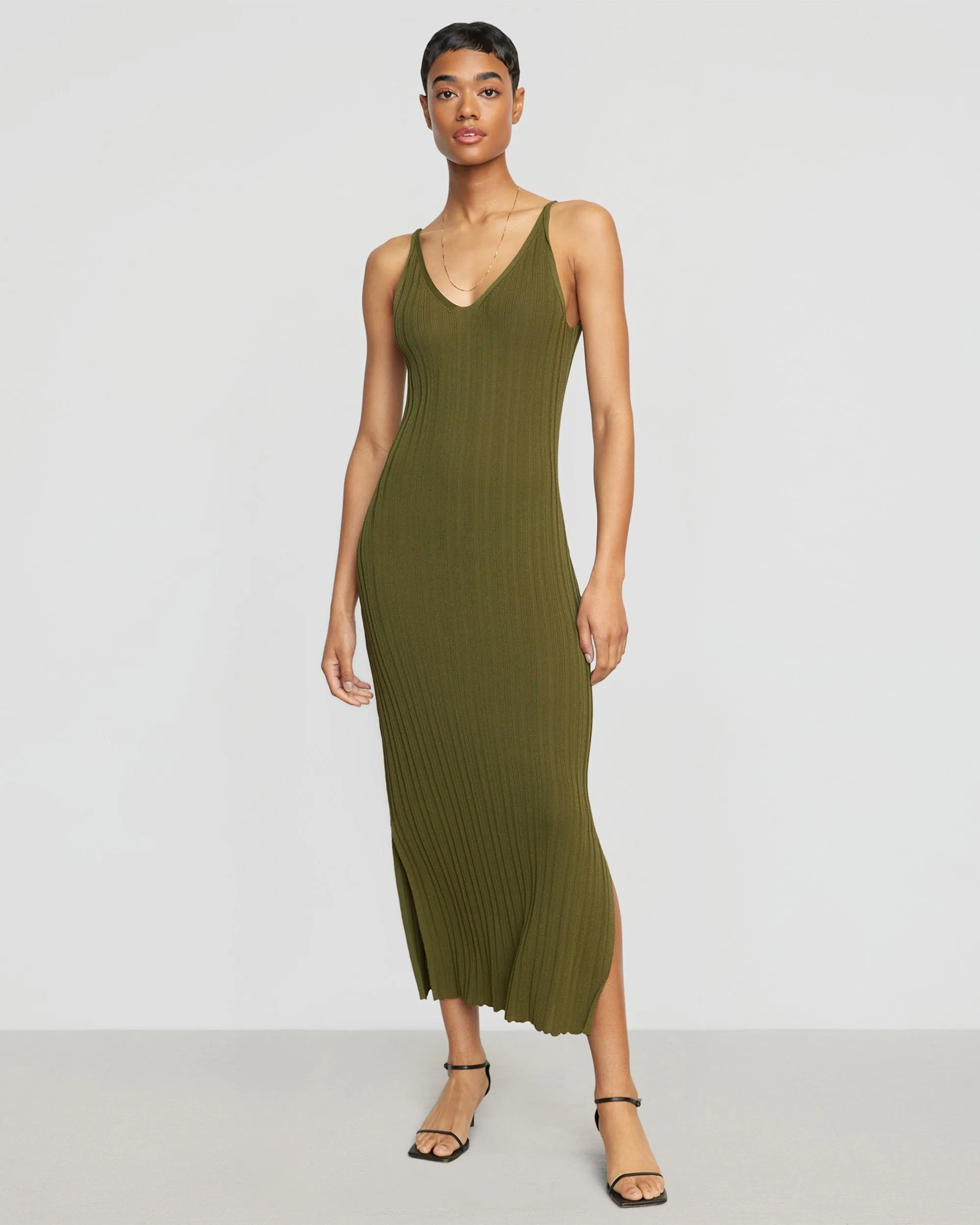 Estella Ribbed Tank Dress