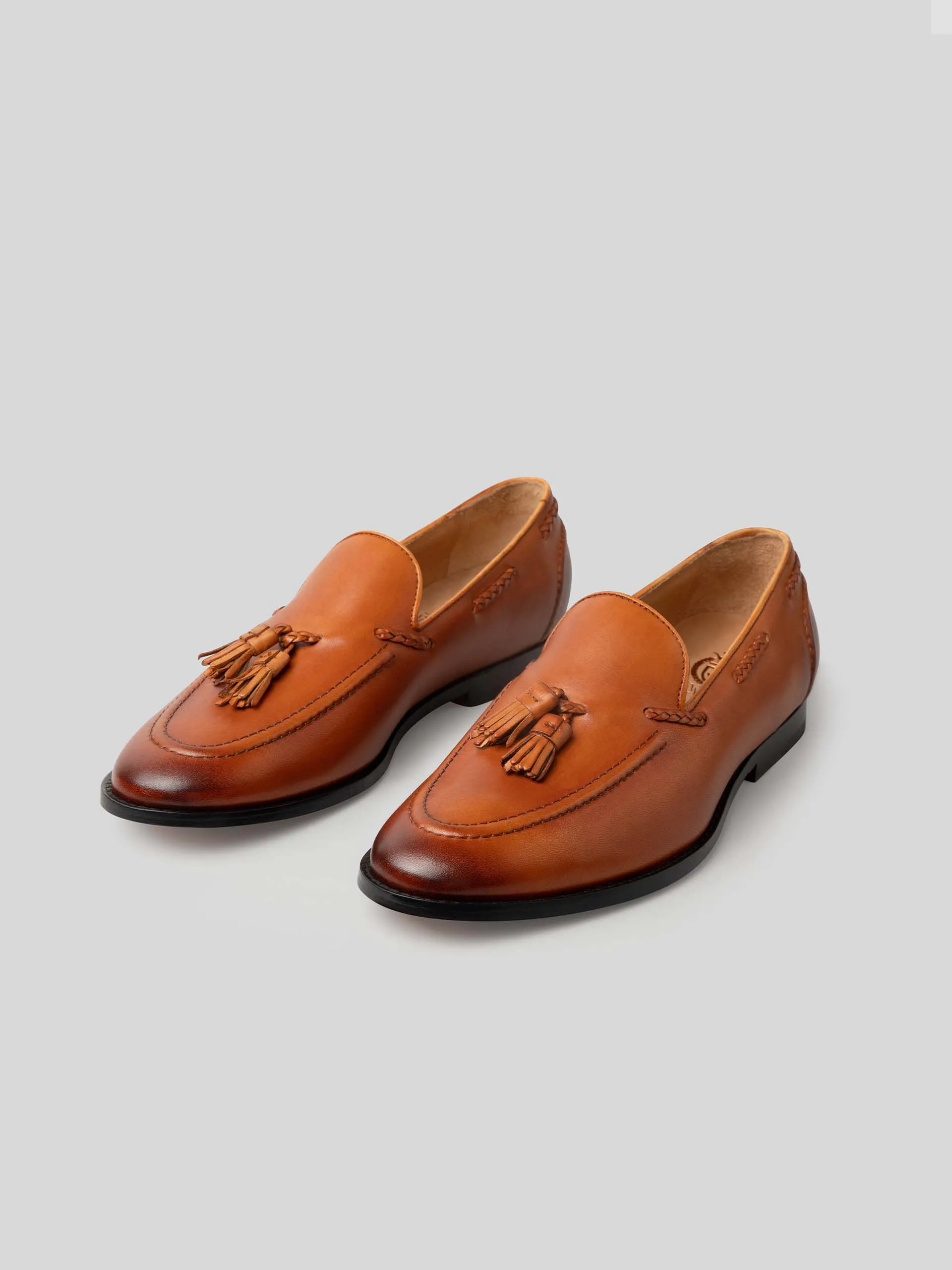 FREDERICK TASSEL LOAFER - TAN