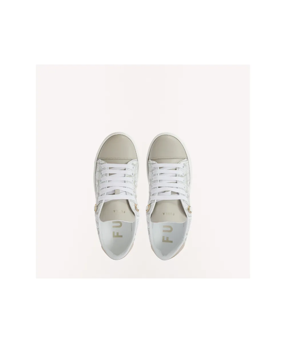 FURLA HIKAIA LOW LACE-UP SNEAKERS