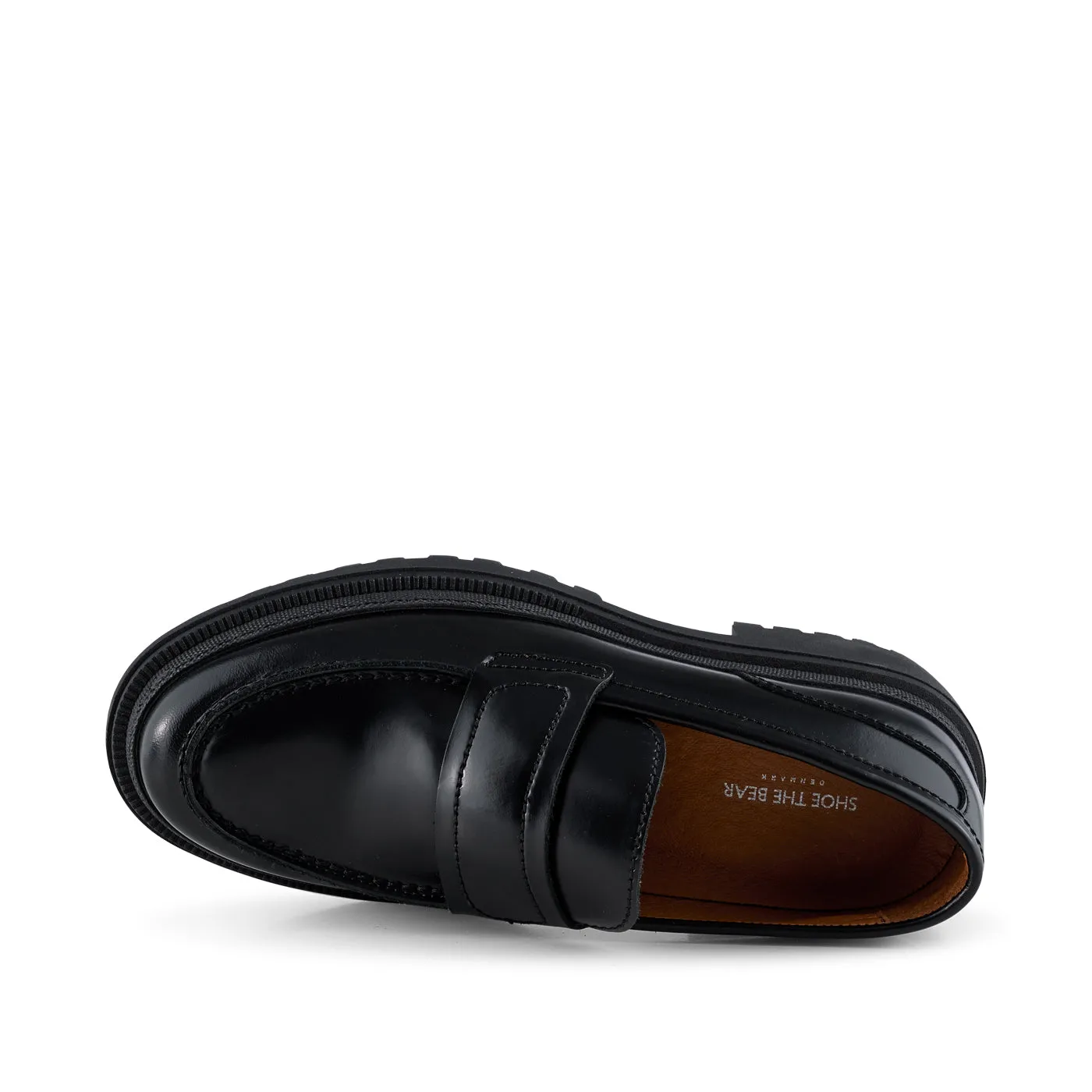 Iona loafer leather - BLACK POLIDO HIGH SHINE