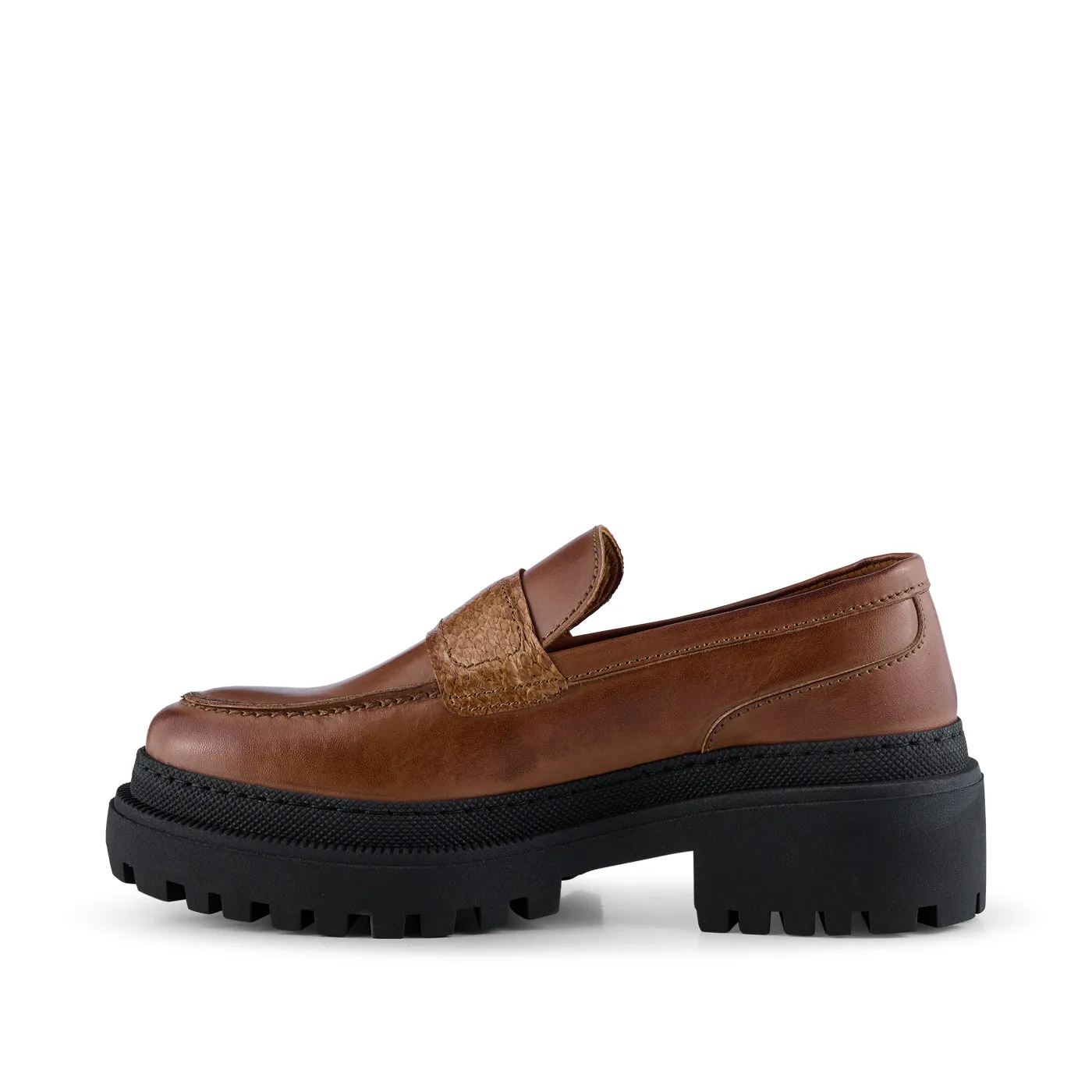 Iona loafer leather - TAN