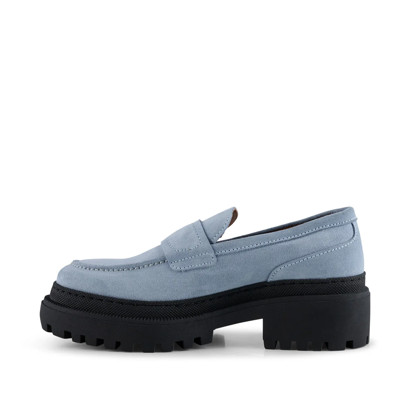 Iona loafer suede - BLUE