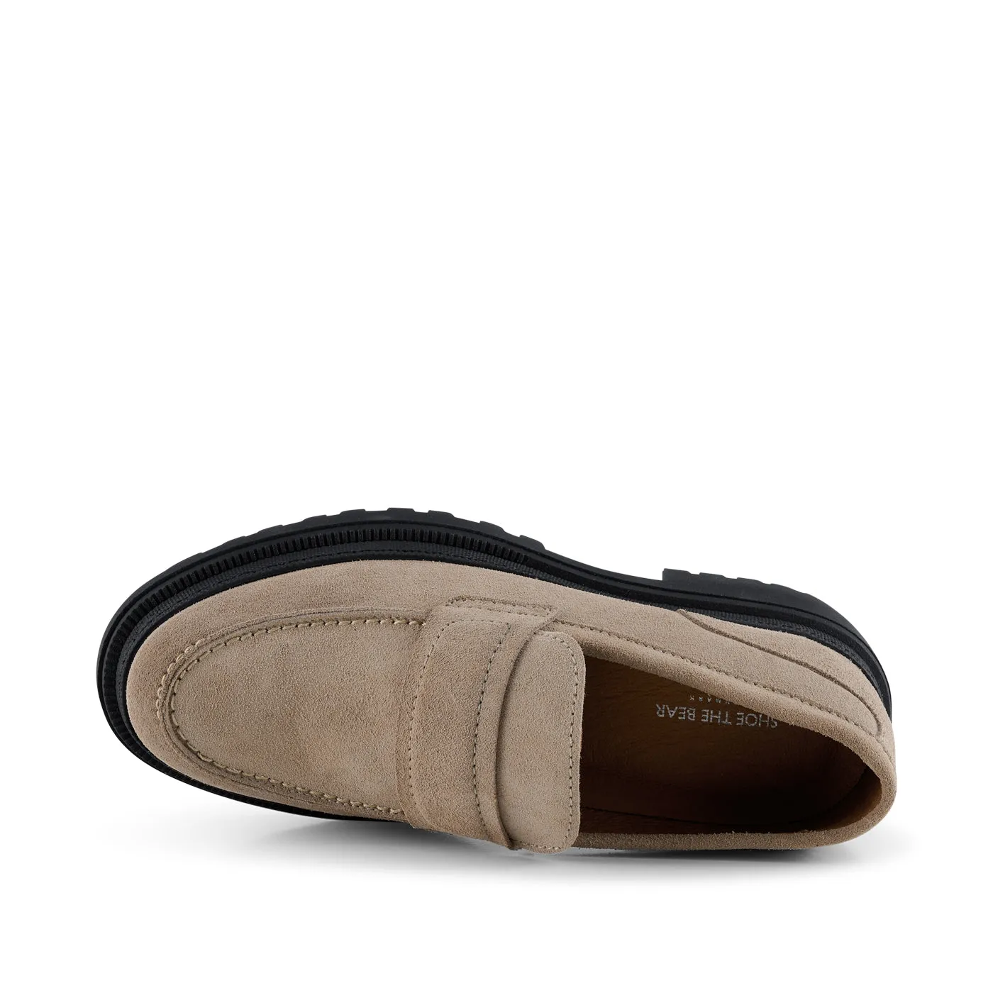 Iona loafer suede - TAUPE