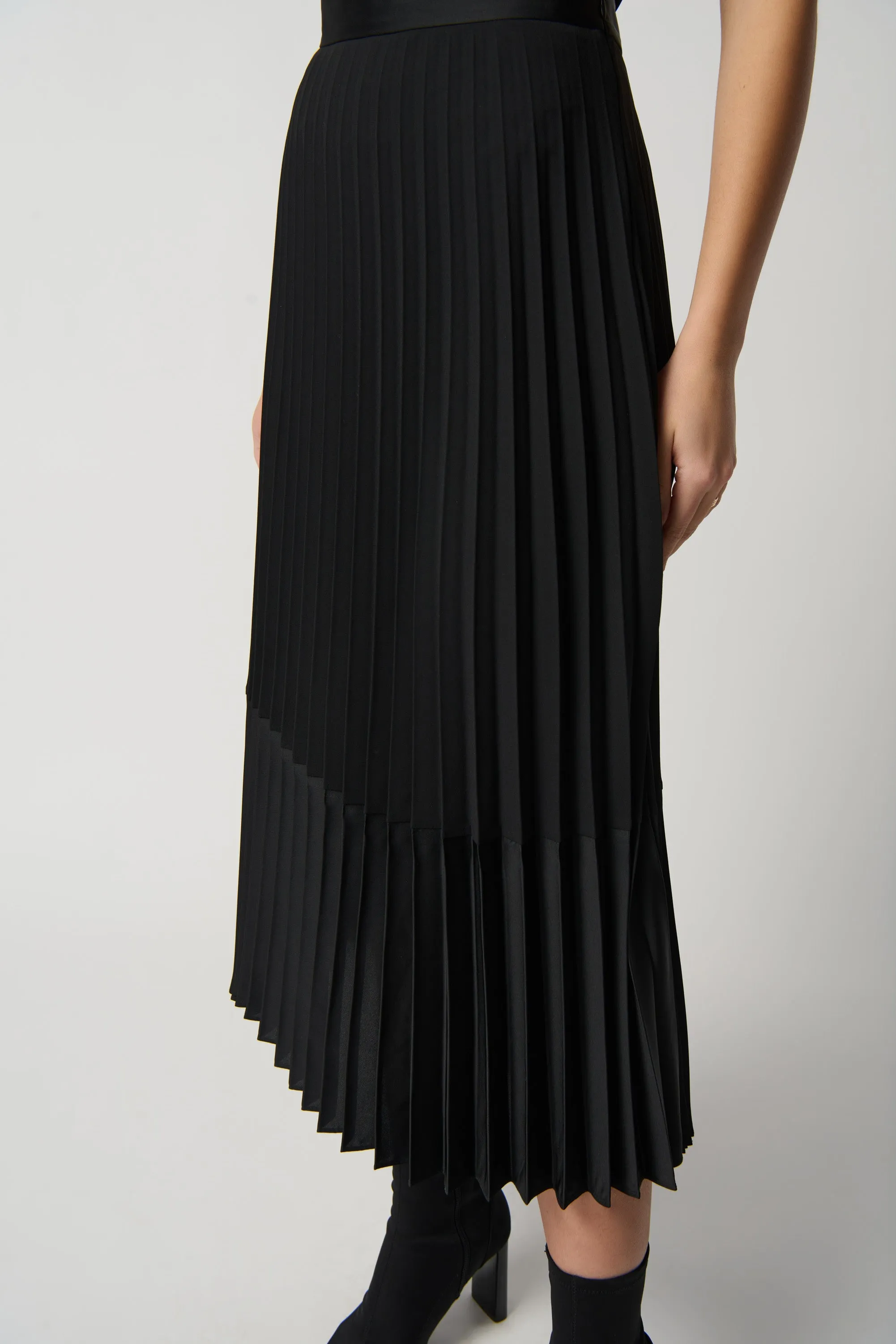 Joseph Ribkoff Pleat A-Line Skirt - 234068