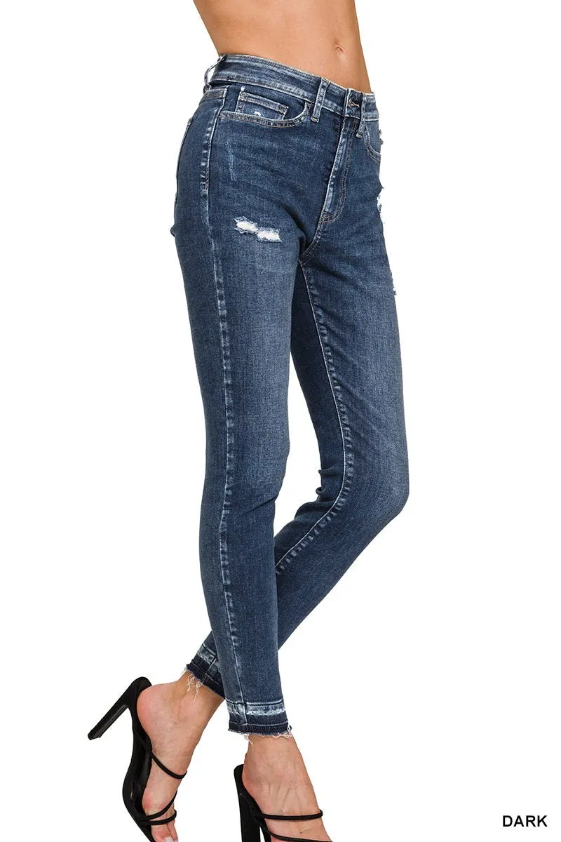 Kandi High Rise Skinny Crop Jean