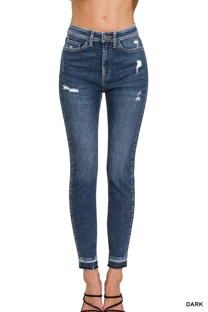 Kandi High Rise Skinny Crop Jean