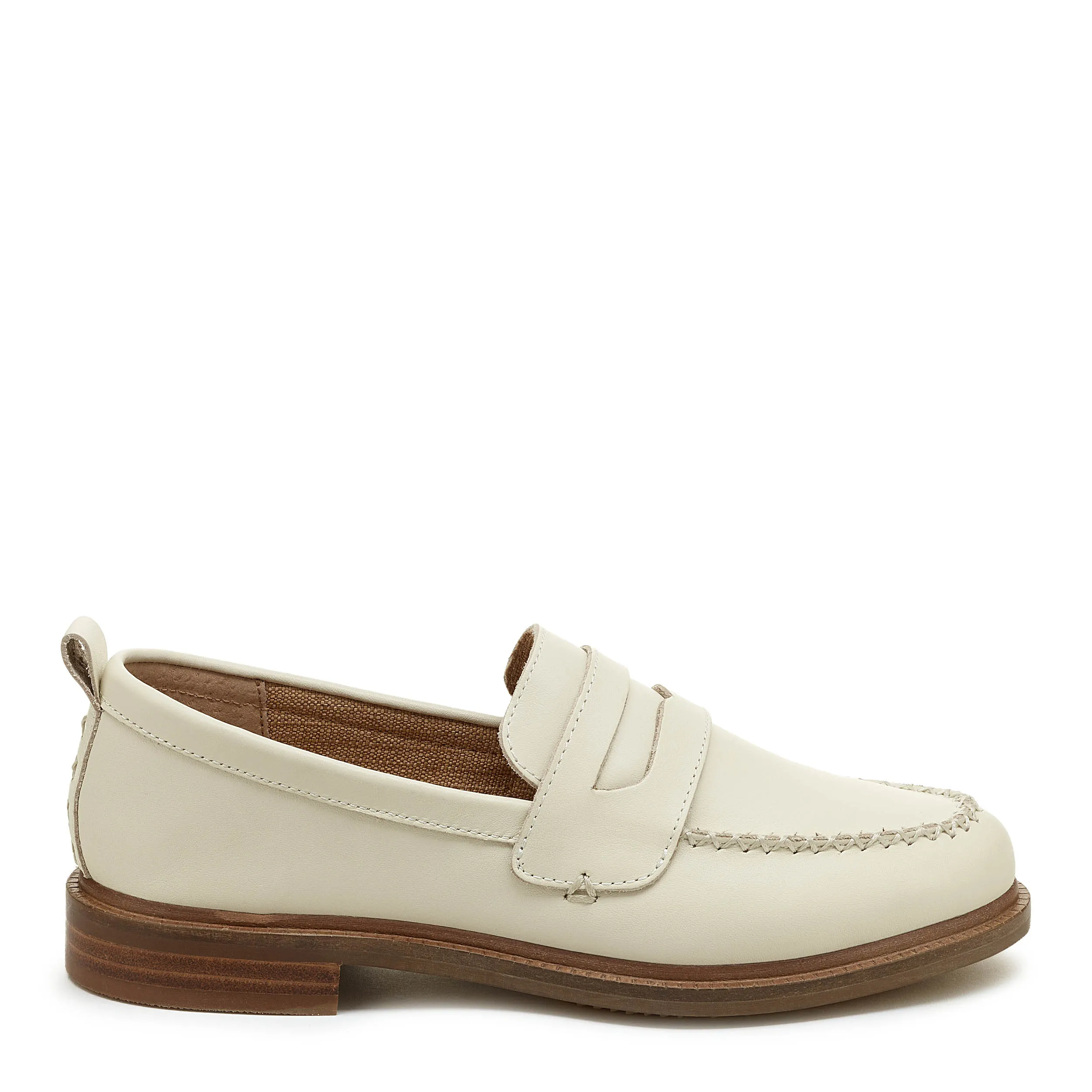 Lens Salt Natural Leather Loafers