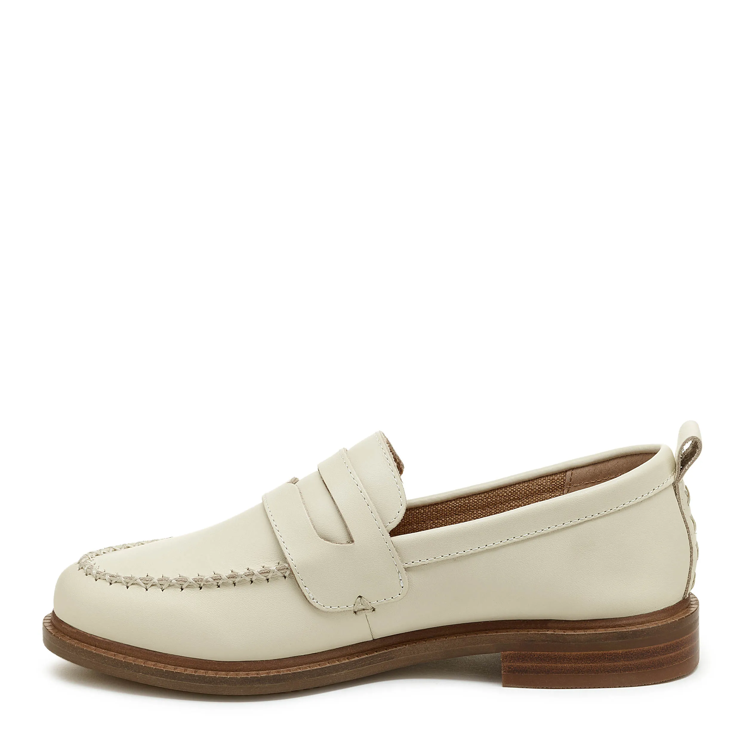 Lens Salt Natural Leather Loafers