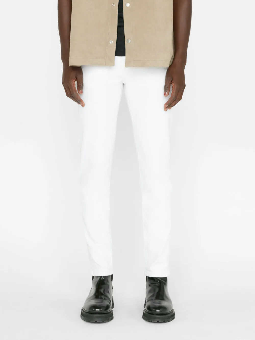 L'Homme Slim Crop -- Blanc