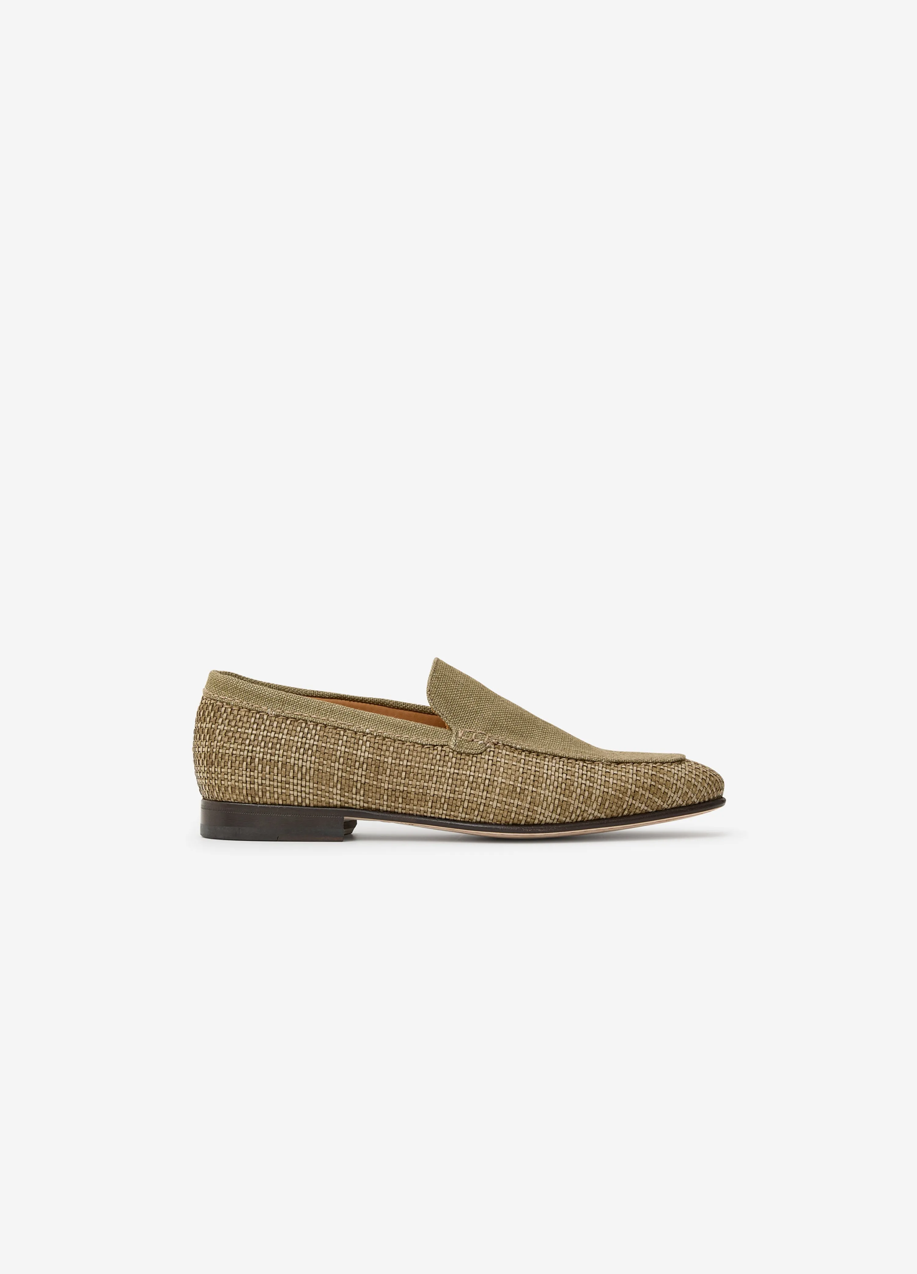 Linen Mix Loafer Khaki