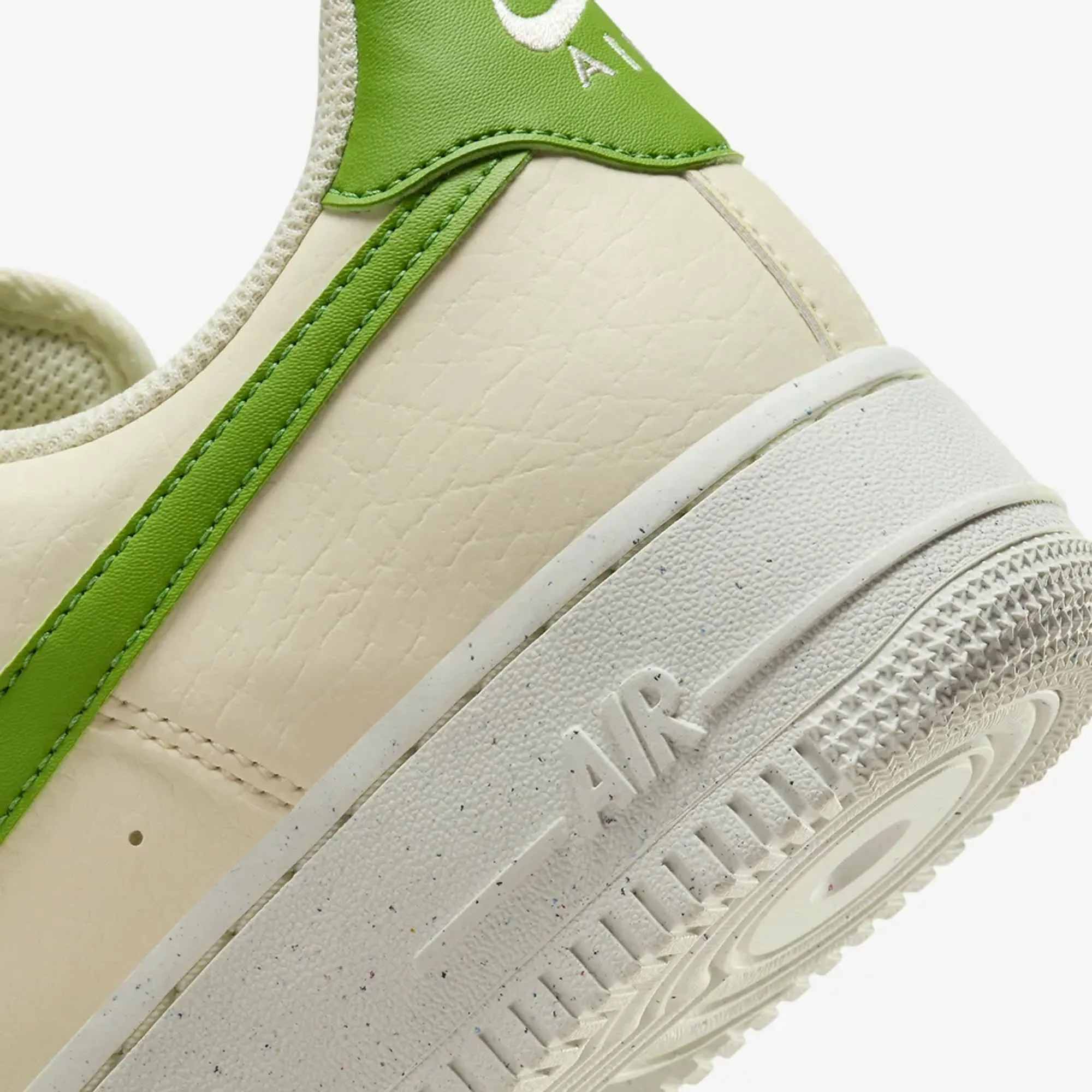 Nike | WMN'S AIR FORCE 1 '07 { COCONUT MILK/CHLOROPHYLL-SAIL-VOLT