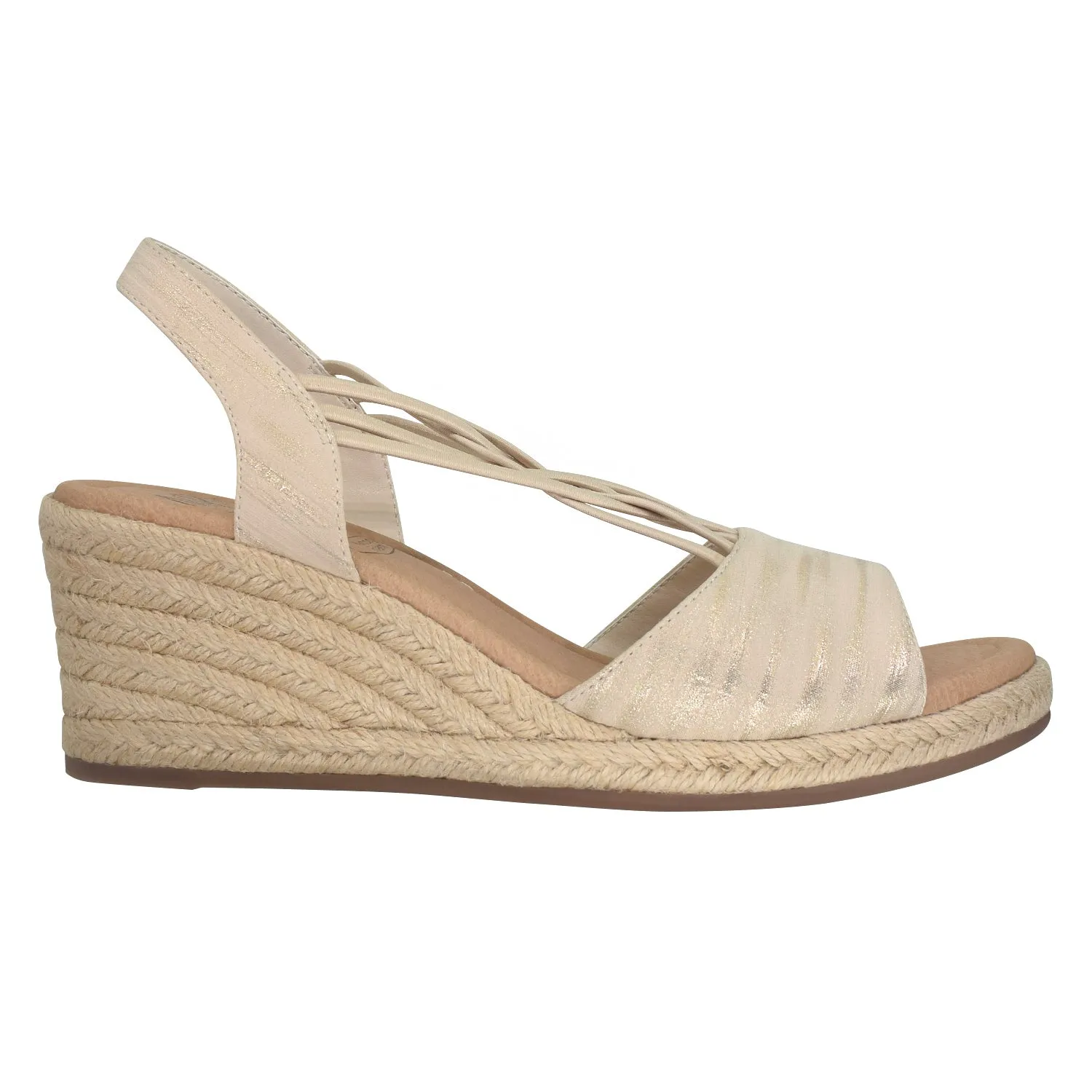 Niloni Stretch Espadrille Sandal with Memory Foam