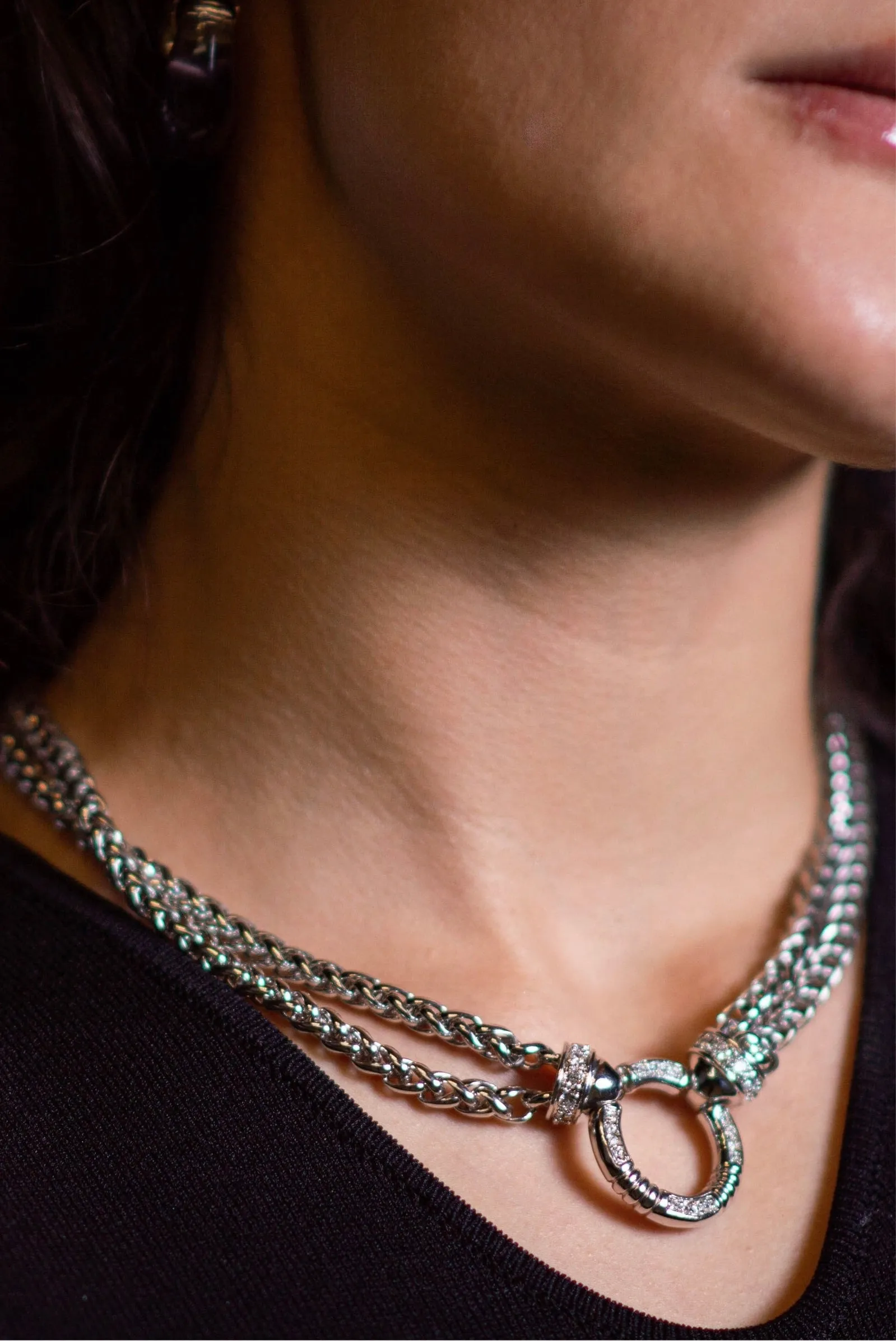 Palladium Choker Necklace