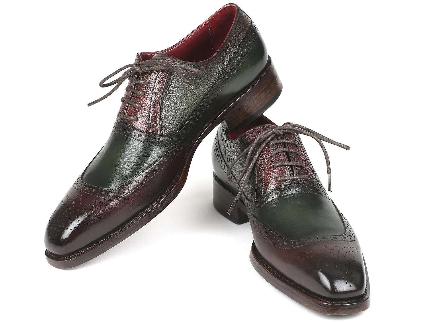 Paul Parkman Brown & Green Oxfords