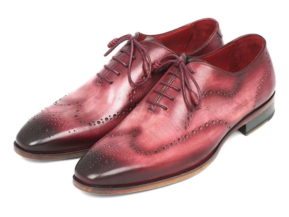 Paul Parkman Burgundy Wintip Oxfords Calfskin