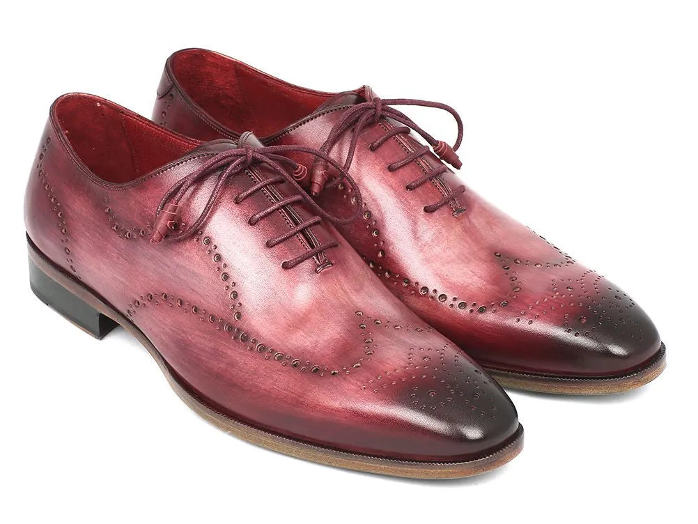 Paul Parkman Burgundy Wintip Oxfords Calfskin