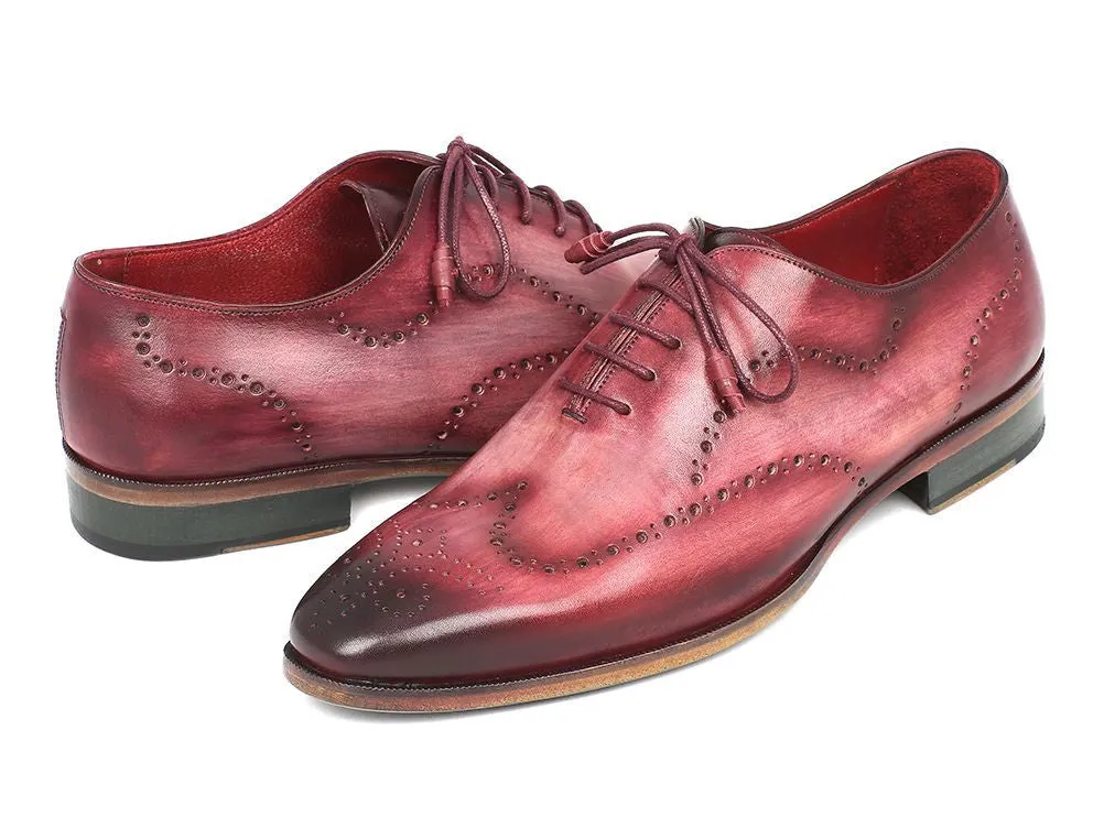 Paul Parkman Burgundy Wintip Oxfords Calfskin