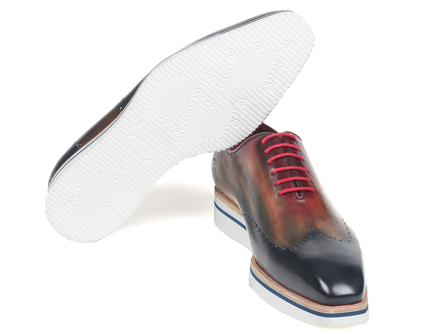 Paul Parkman Men's Multi-Color Wingtip Oxfords