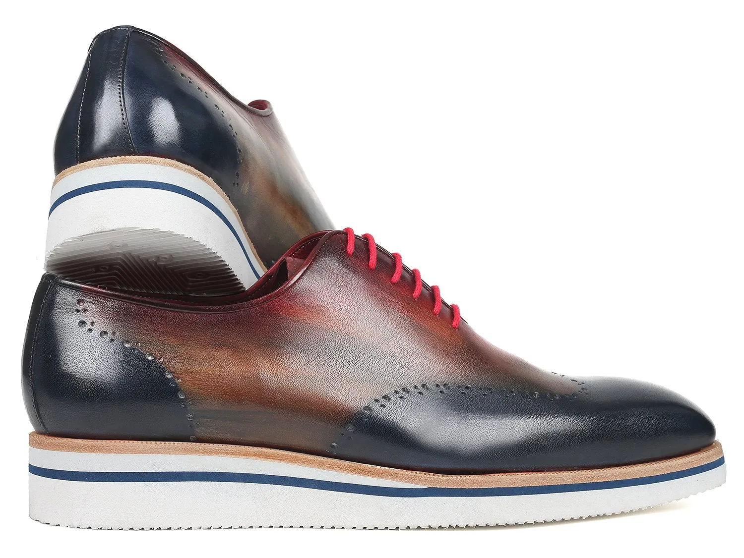 Paul Parkman Men's Multi-Color Wingtip Oxfords