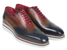 Paul Parkman Men's Multi-Color Wingtip Oxfords