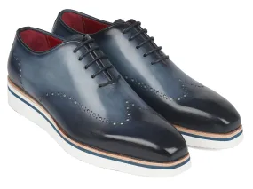 Paul Parkman Navy Wingtip Oxfords