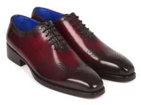 Paul Parkman Punched Oxfords Bordeaux