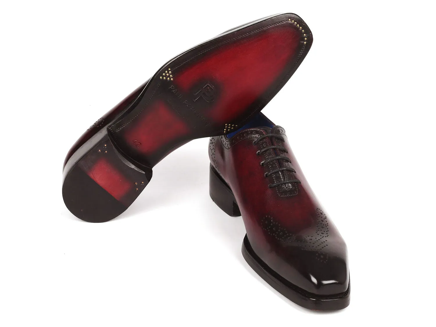 Paul Parkman Punched Oxfords Bordeaux