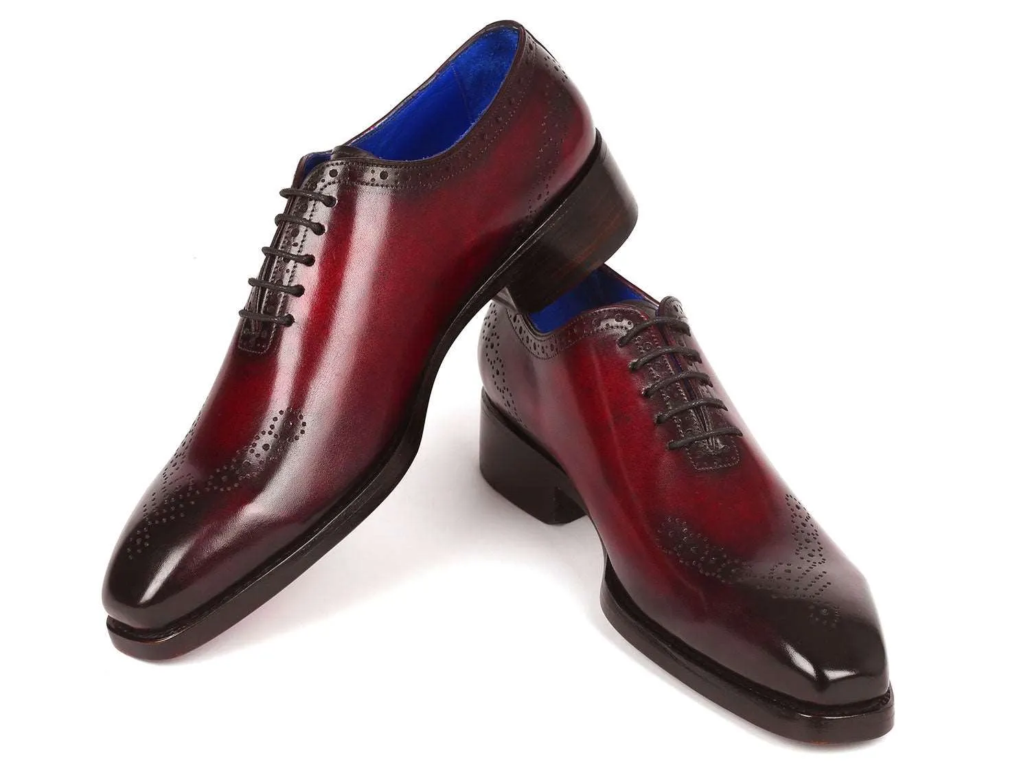 Paul Parkman Punched Oxfords Bordeaux