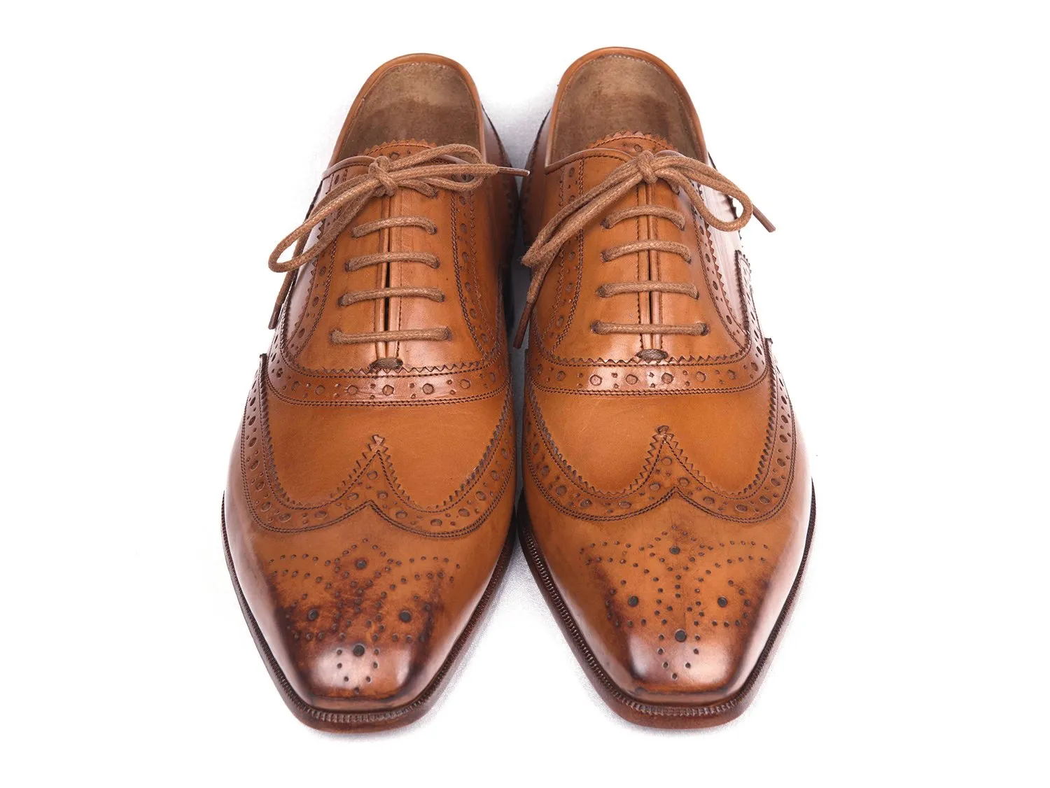 Paul Parkman Wingtip Oxfords Cognac (ID#5447-CGN)